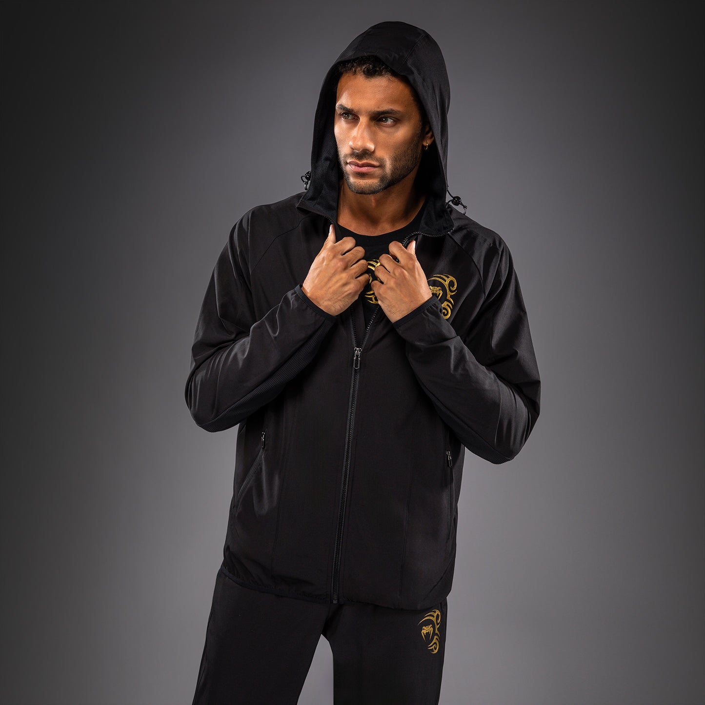 Venum x Mike Tyson Tiger Trainingsjacke - Schwarz/Gold