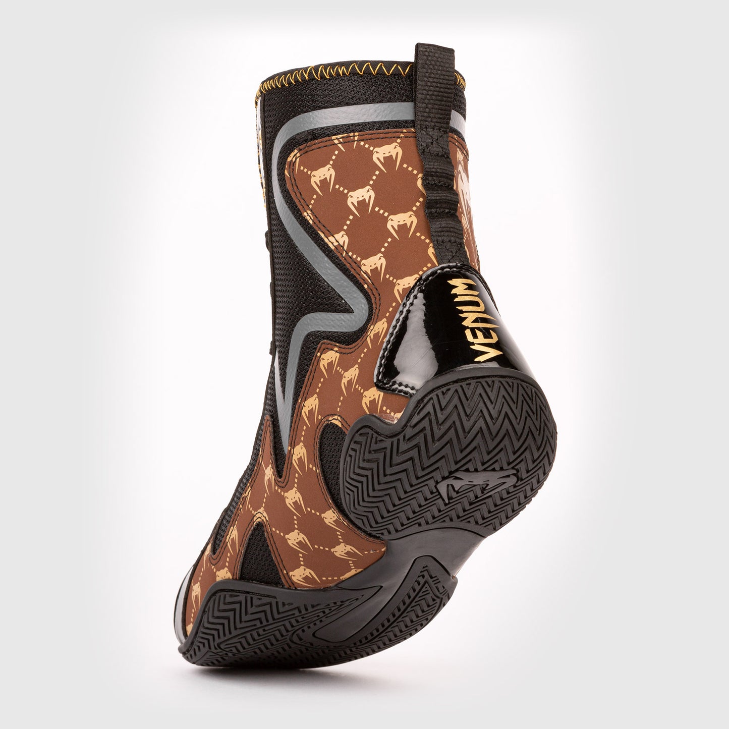 Venum Elite Evo Monogram Boxing Schuhe – Schwarz/Braun