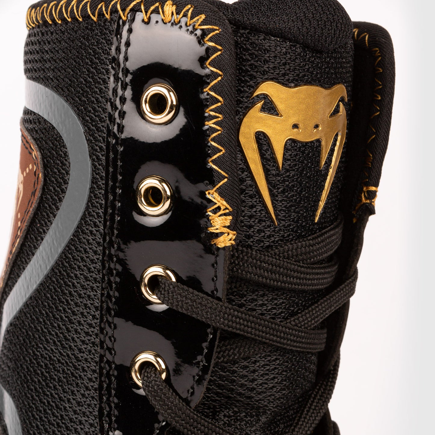 Venum Elite Evo Monogram Boxing Schuhe – Schwarz/Braun