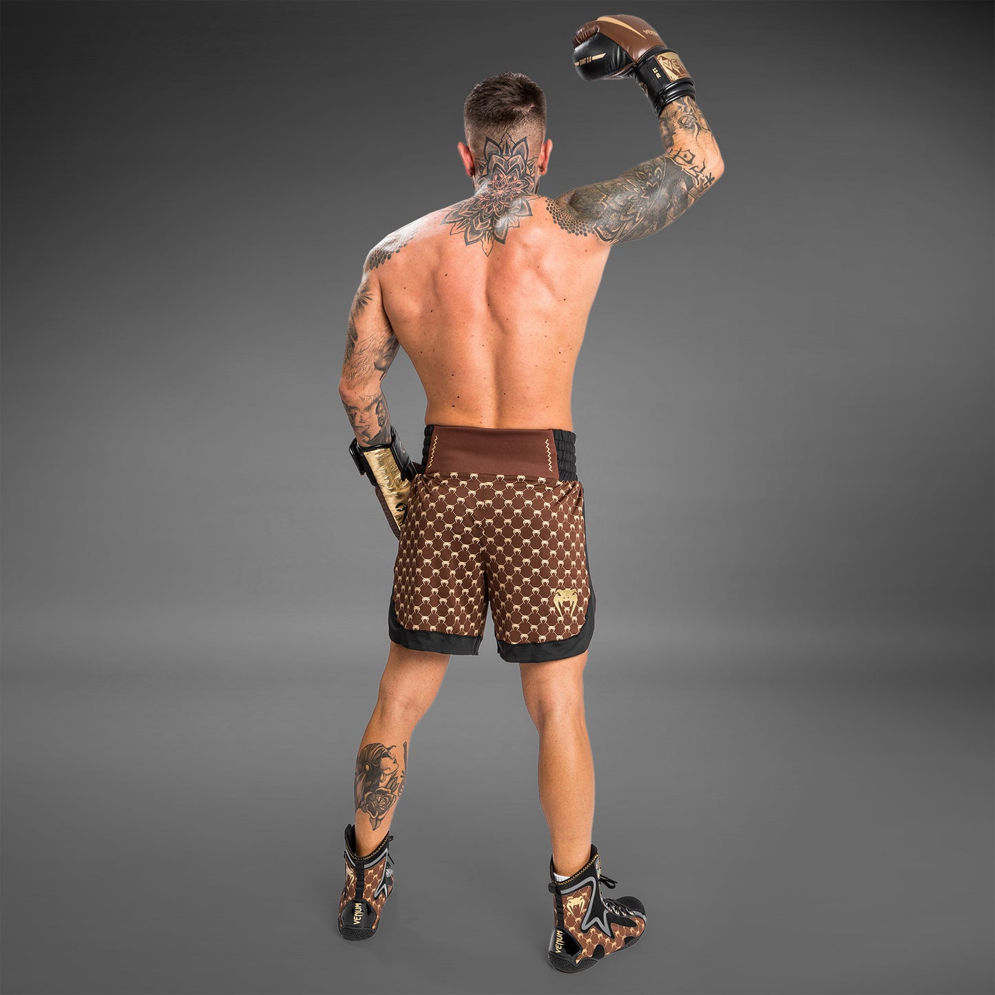 Venum Monogram Boxershorts - Schwarz/Braun