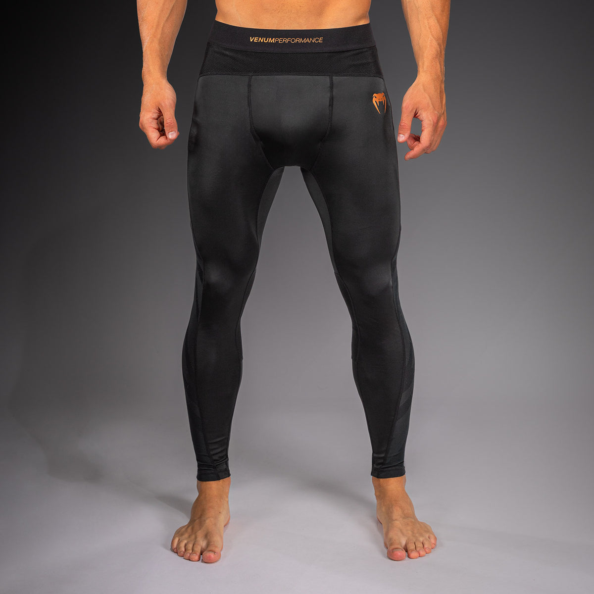 Venum G-Fit Revolution Kompressionsleggings - Schwarz/Kupfer