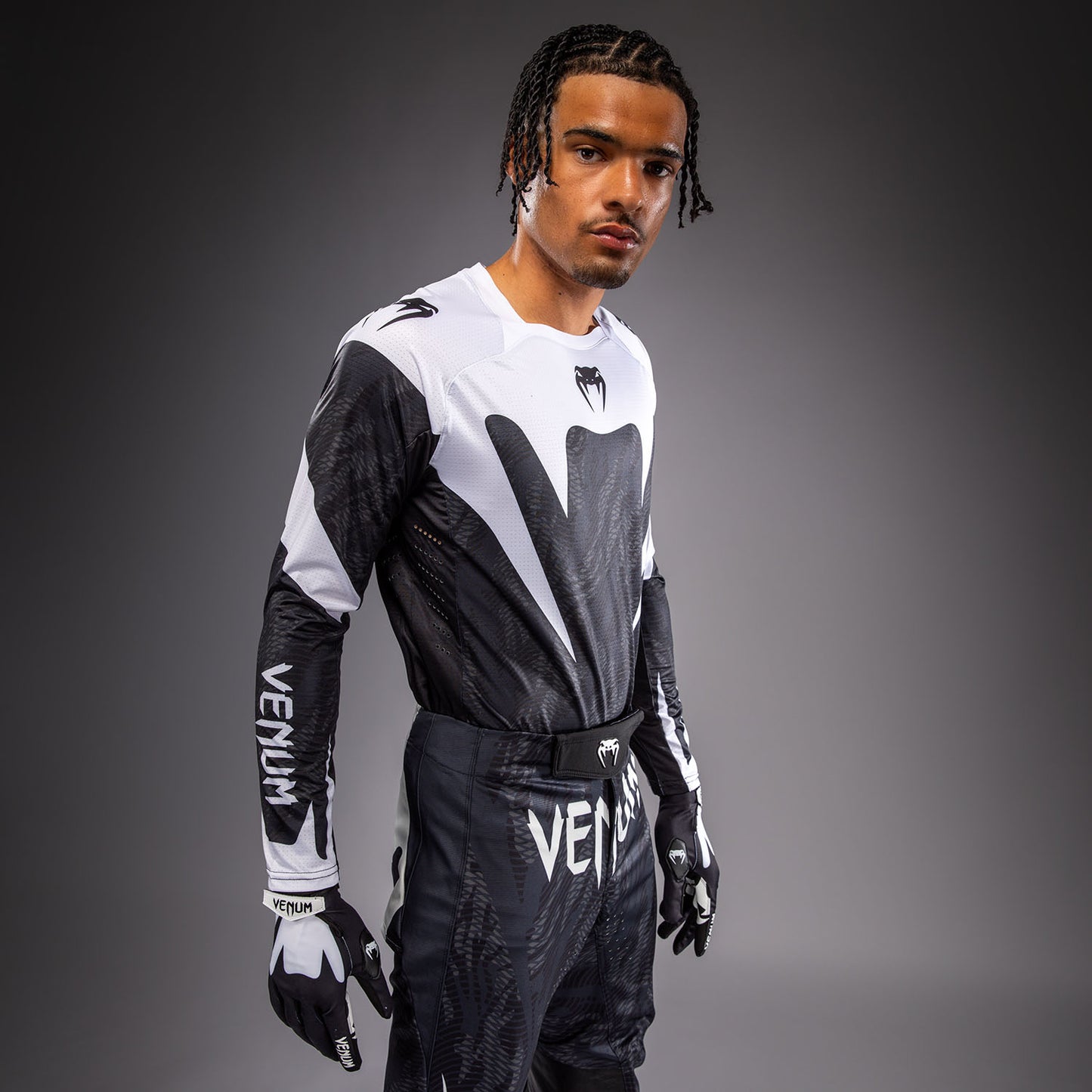 Venum MX Elite Motorsports-Trikot - Schwarz
