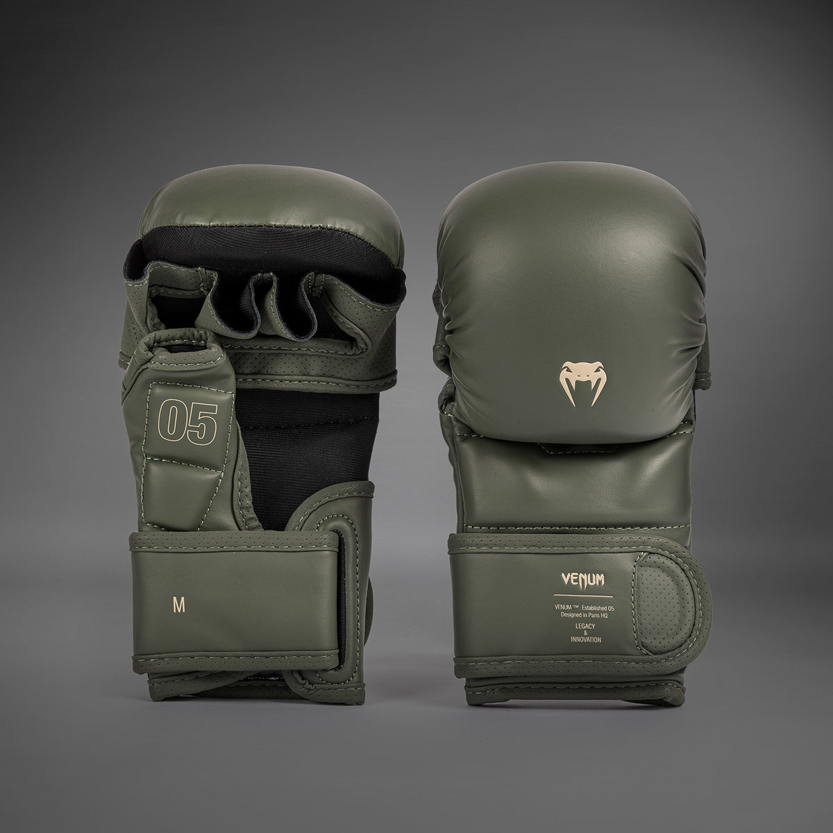 Venum Impact Evo MMA-Sparringhandschuhe - Militärgrün