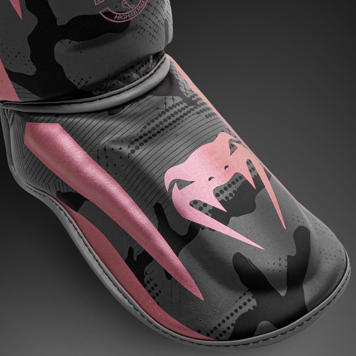 Venum Elite Schienbeinschützer - Schwarz/Rosa/Gold