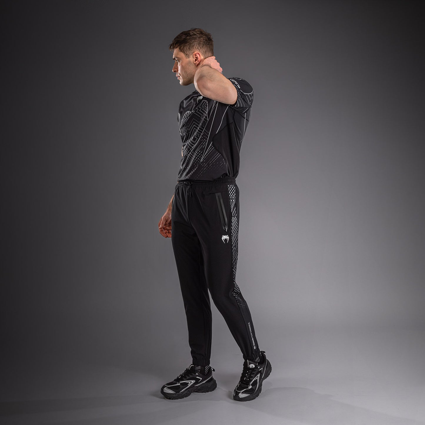 Venum Midnight Fury Jogginghose – Schwarz/Grau/Silber