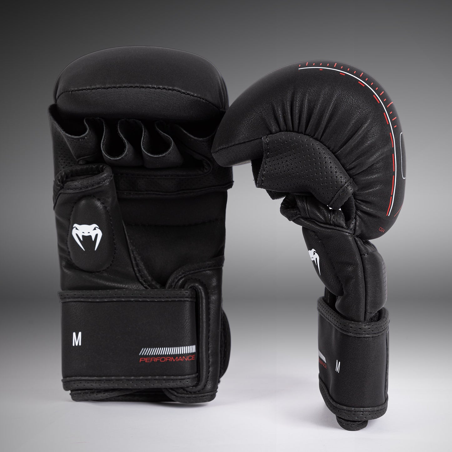 Venum Tactical XT Sparringhandschuhe - Schwarz/Feuerrot