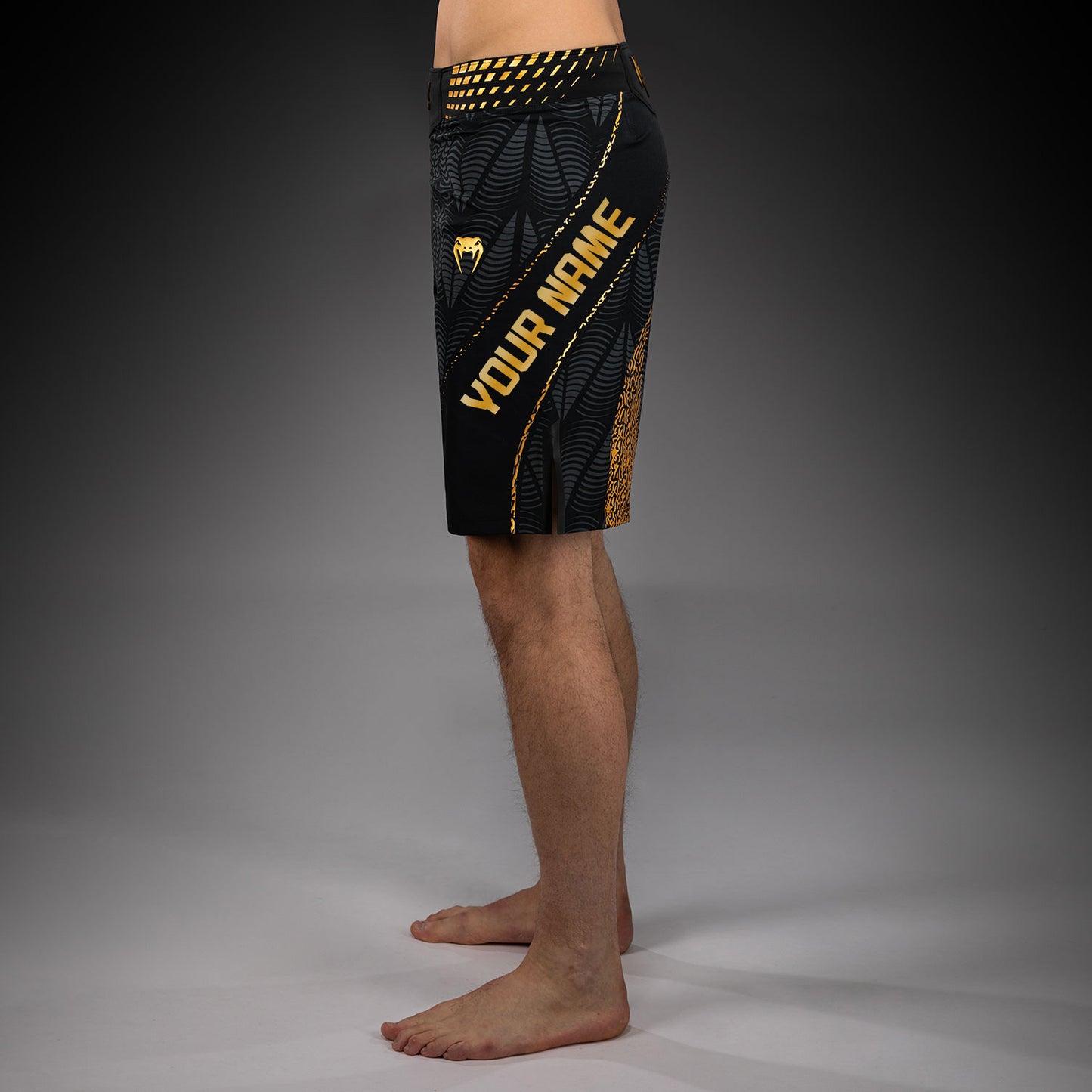 UFC Zenith by Venum Authentic Fight Night Lange Passform Fight Short Herren Personalisiert - Champion