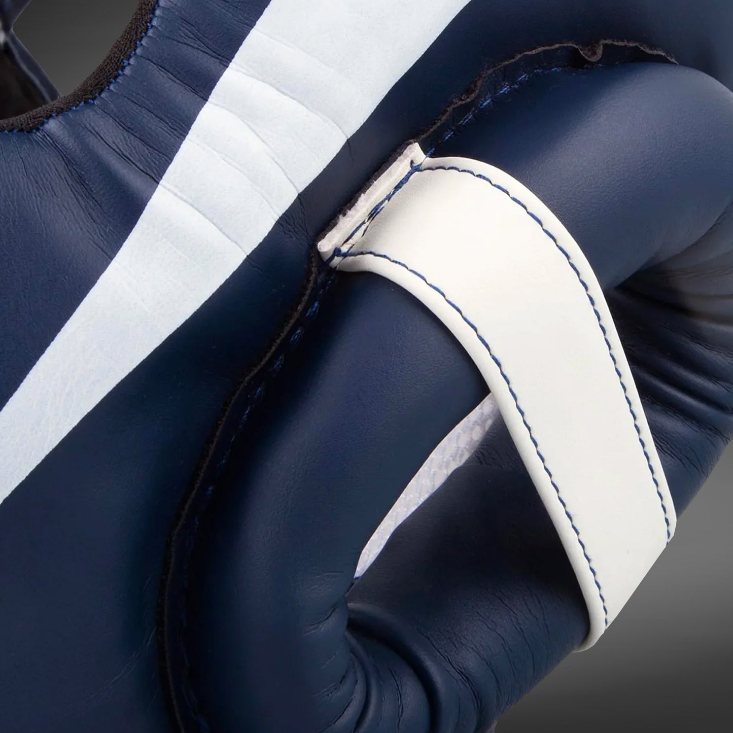 Venum Elite Kopfschutz-Weiß/Marineblau