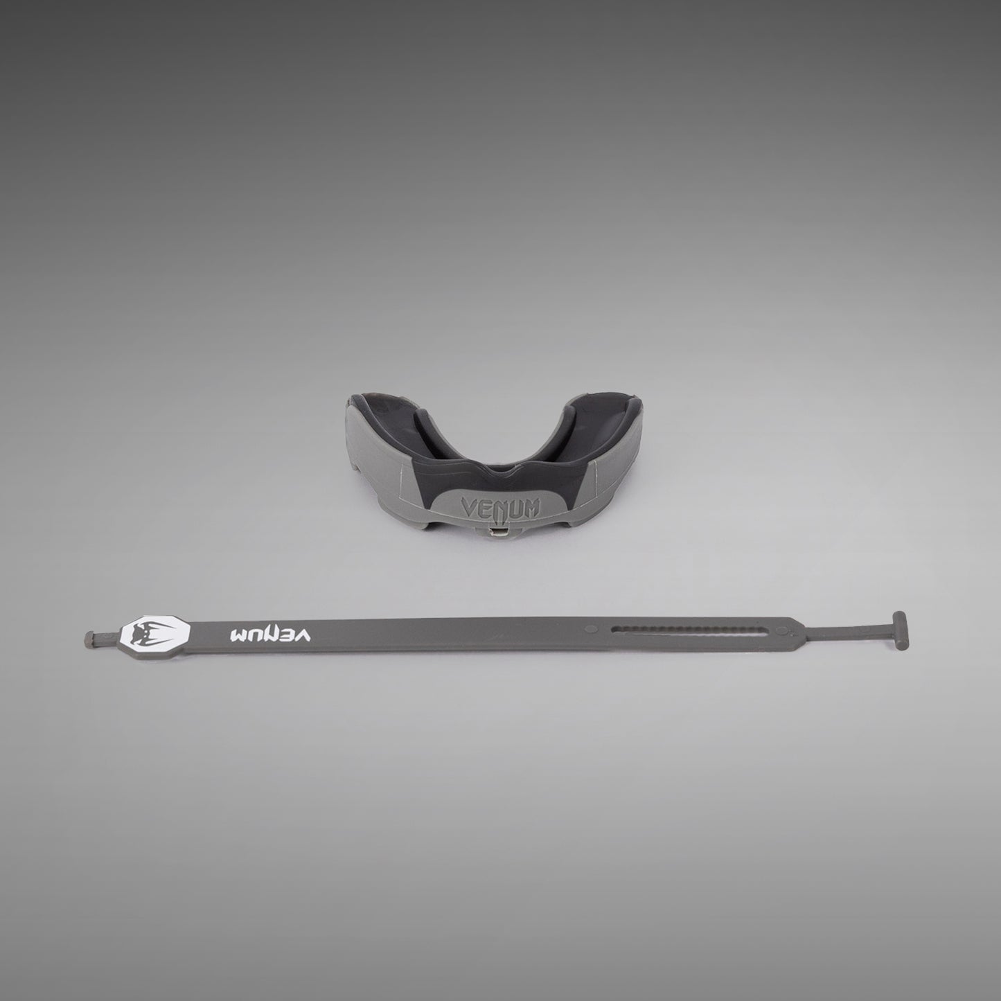Venum Predator Mundschutz Mit Riemen/Ohne Riemen - Grau/Schwarz