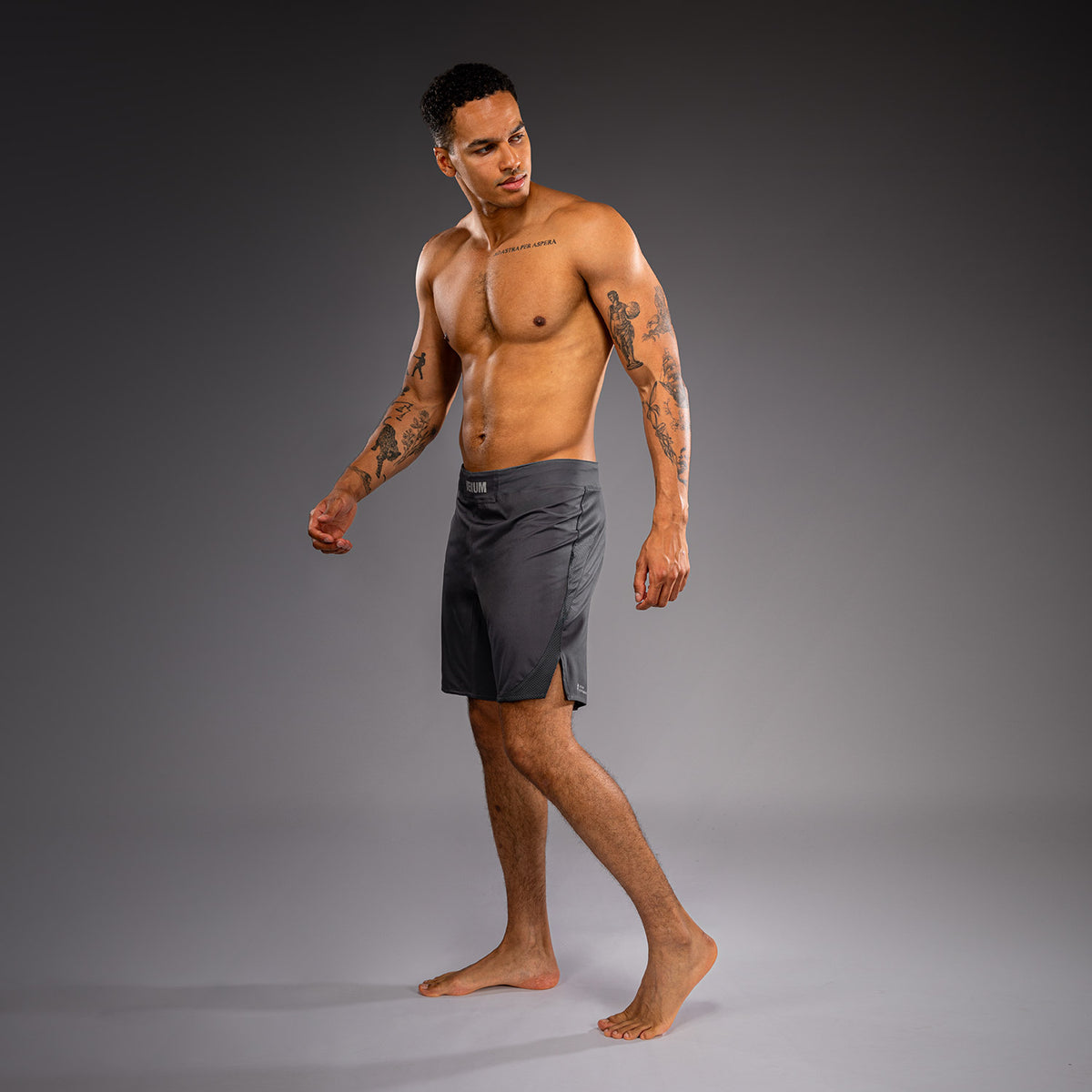 Venum G-Fit Scale Fightshorts - Grau