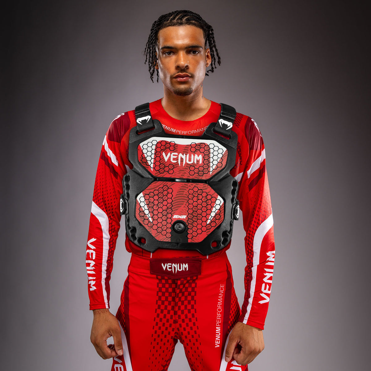 Venum x RXR R-Pro 2 Körperprotektor - Schwarz/Rot
