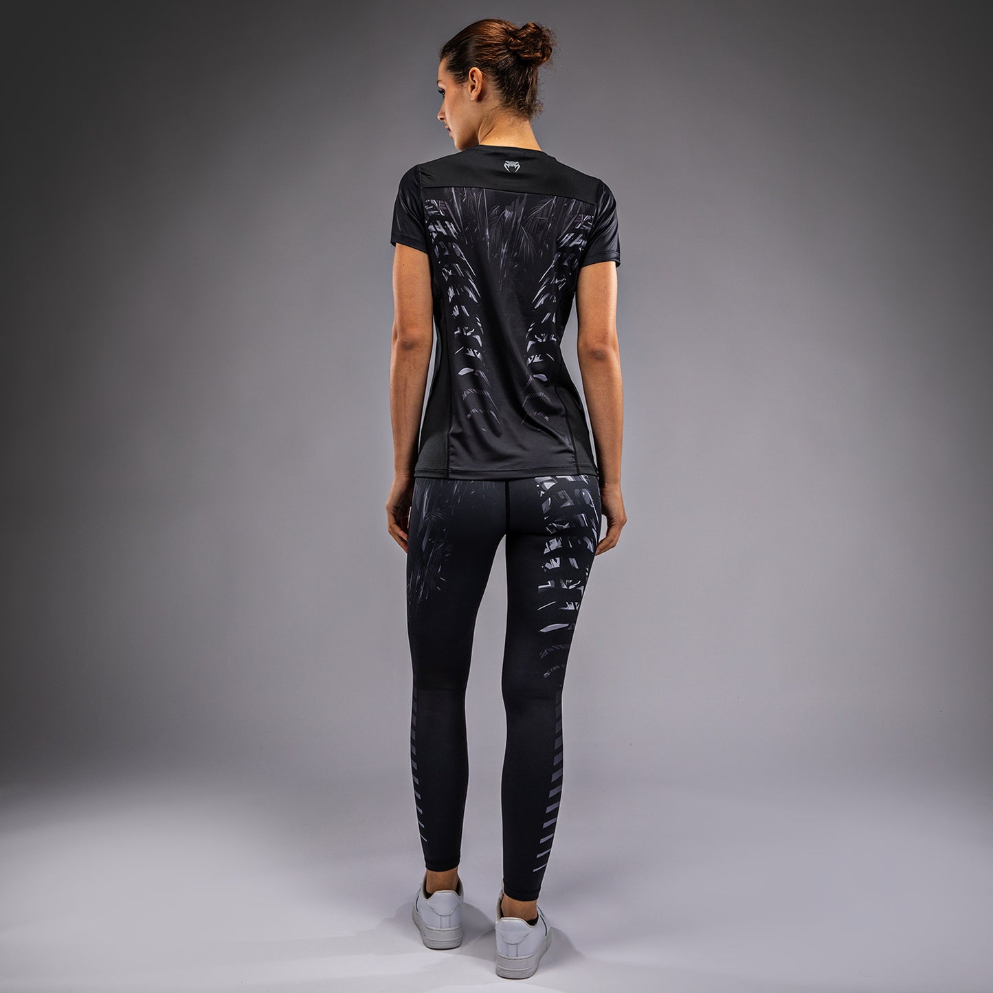 Venum Tiger Damen Dry Tech T-Shirt - Schwarz/Silber