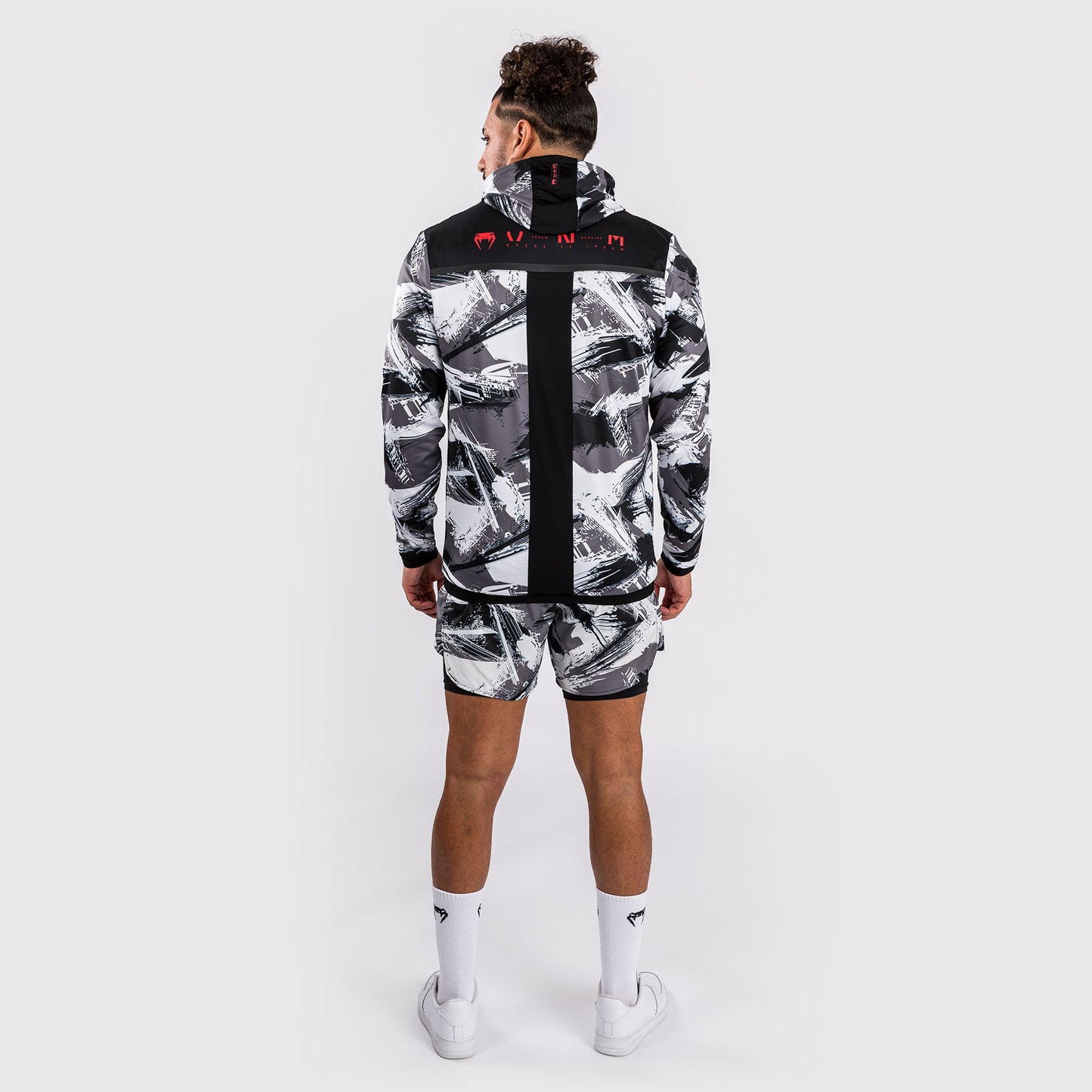 Venum Electron 3.0 Hoodie - Grau/Rot