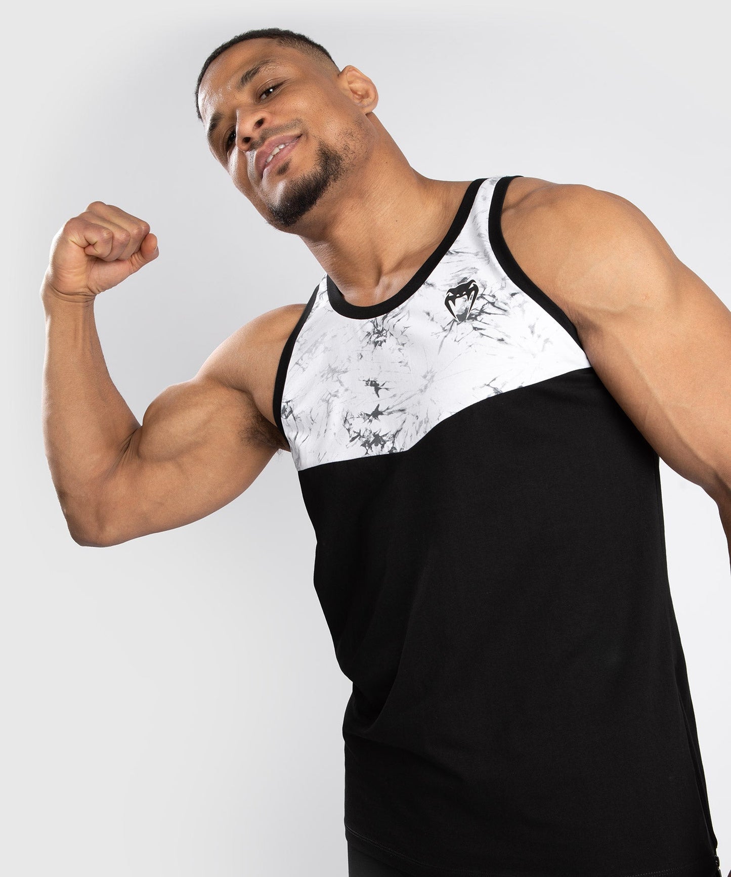 Venum Laser Tank-Top – Schwarz/Marmor