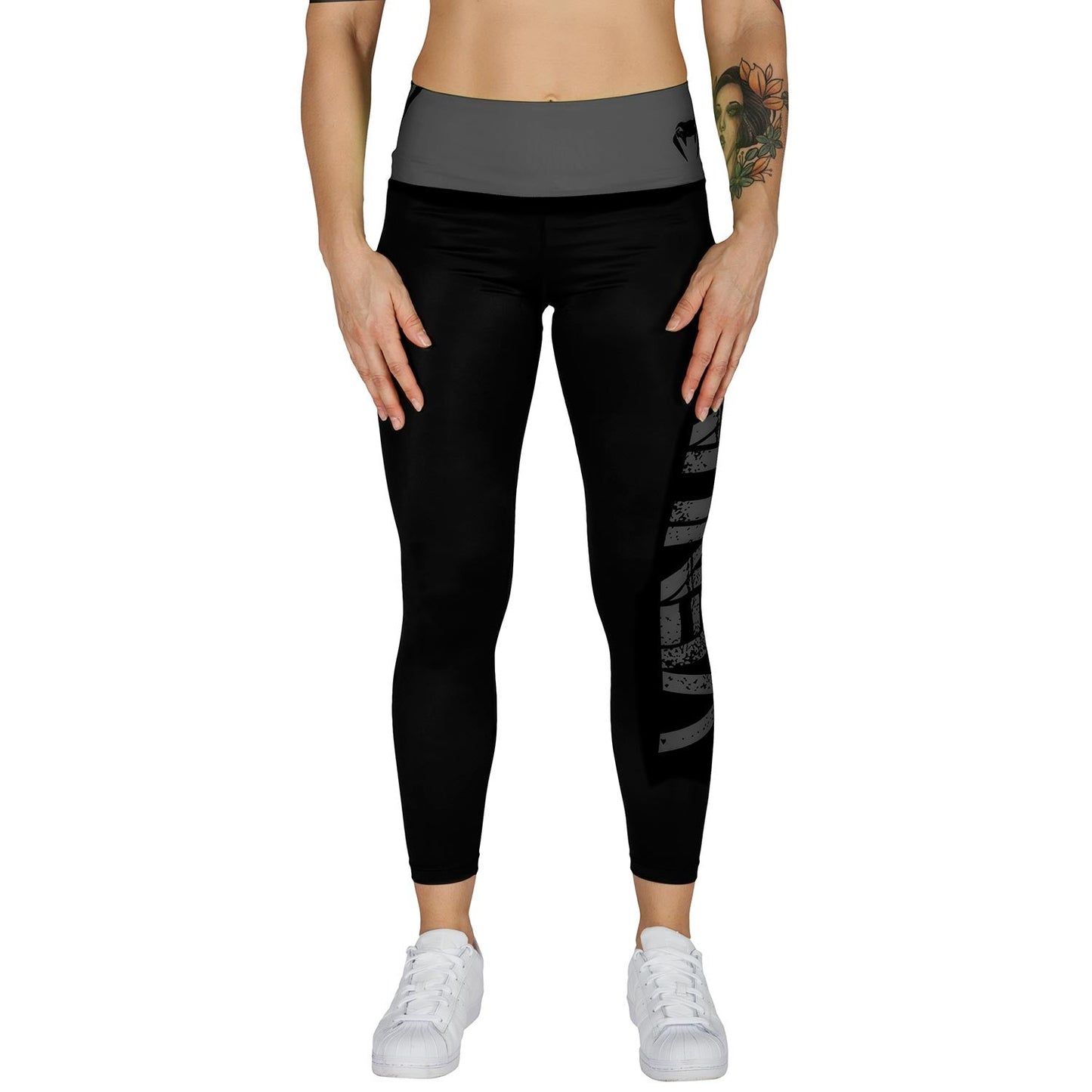 Venum Power Leggings - Schwarz/Grau