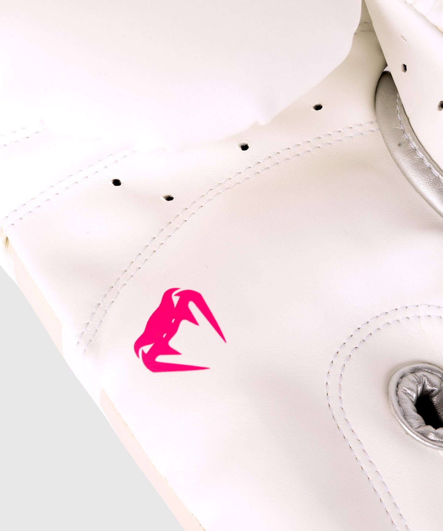 Venum Elite Boxhandschuhe - Weiß/Silber-Rosa