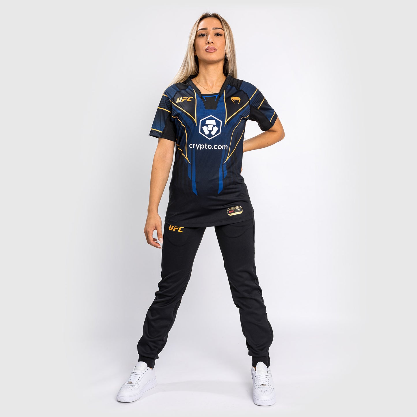 UFC Venum Authentic Fight Night 2.0 Walkout-Trikot für Frauen – Midnight Edition - Champion