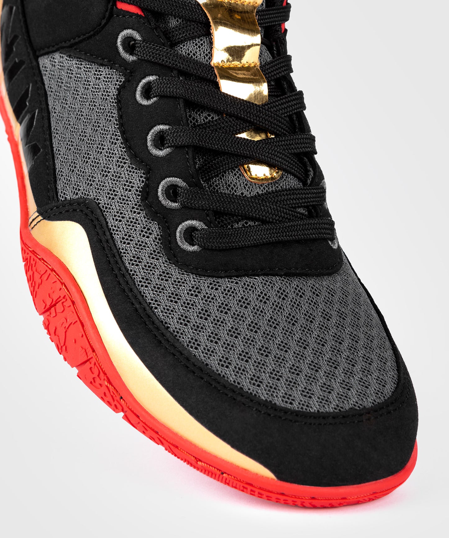 Venum Elite Wrestling Schuhe - Schwarz/Gold/Rot