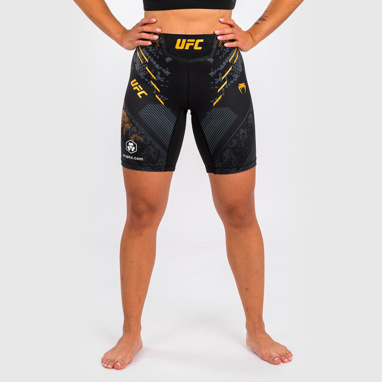 UFC Adrenaline by Venum Authentic Fight Night Vale Tudo Short für Frauen - Lange Passform - Champion