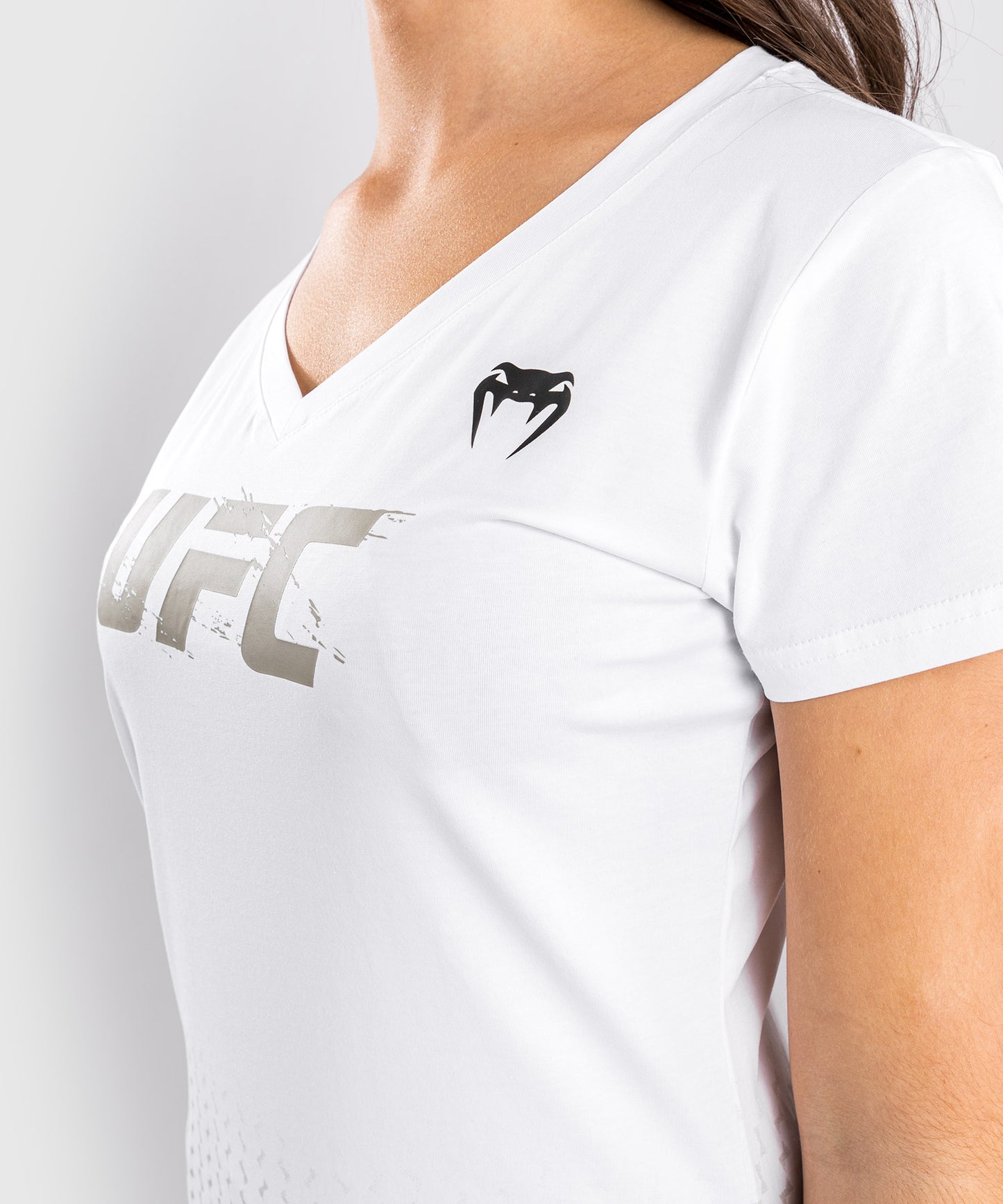 UFC Venum Authentic Fight Week 2.0 T-Shirt – Für Frauen – Weiß