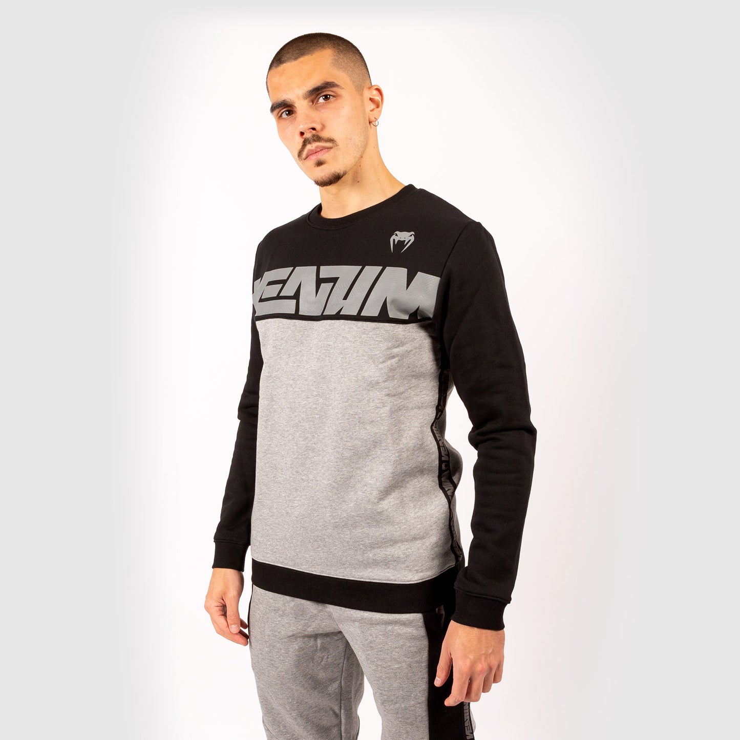 Venum CONNECT Sweatshirt - Schwarz/Dunkelheide Grau