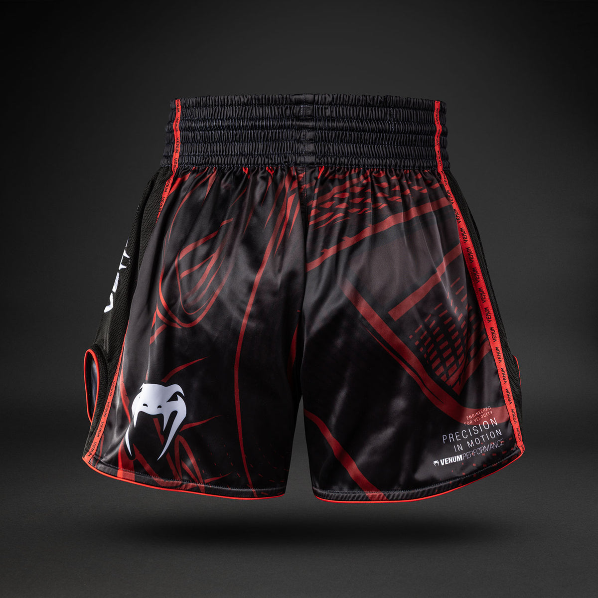 Venum Crimson Viper 2.0 Muay-Thai-Shorts - Schwarz/Rot