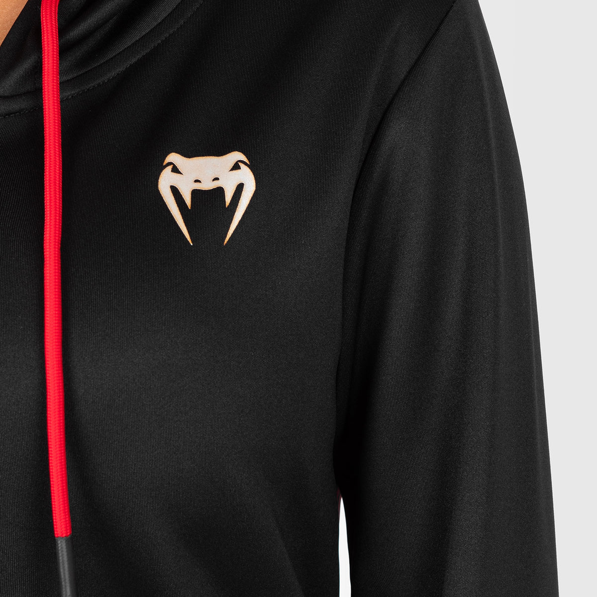UFC Venum Performance Institute 2.0 Zip Hoodie für Frauen - Schwarz/Rot