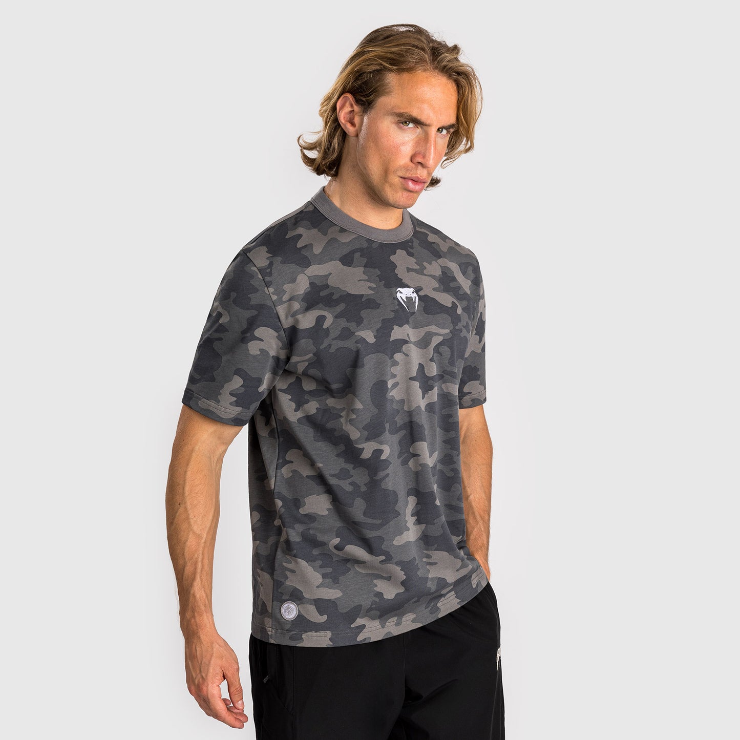 Venum Vortex XL Herren T-Shirt - Anthrazit Camo