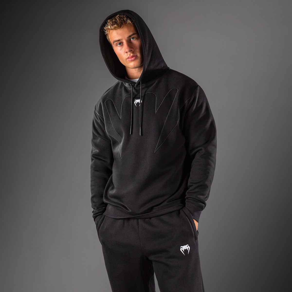 Venum Attack Fleece & Weave Hoodie - Schwarz