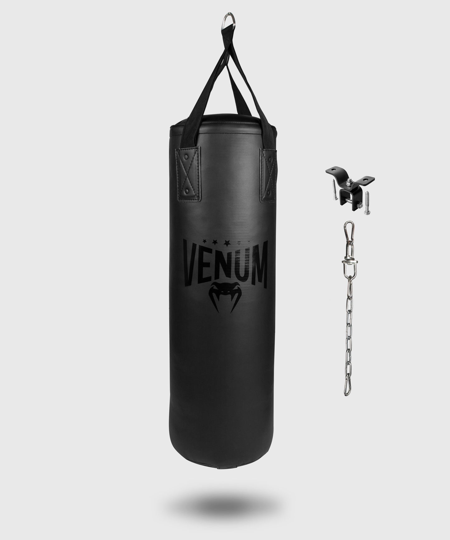 Venum Origins Boxsack - Schwarz/Schwarz (inkl. Deckenhalterung)