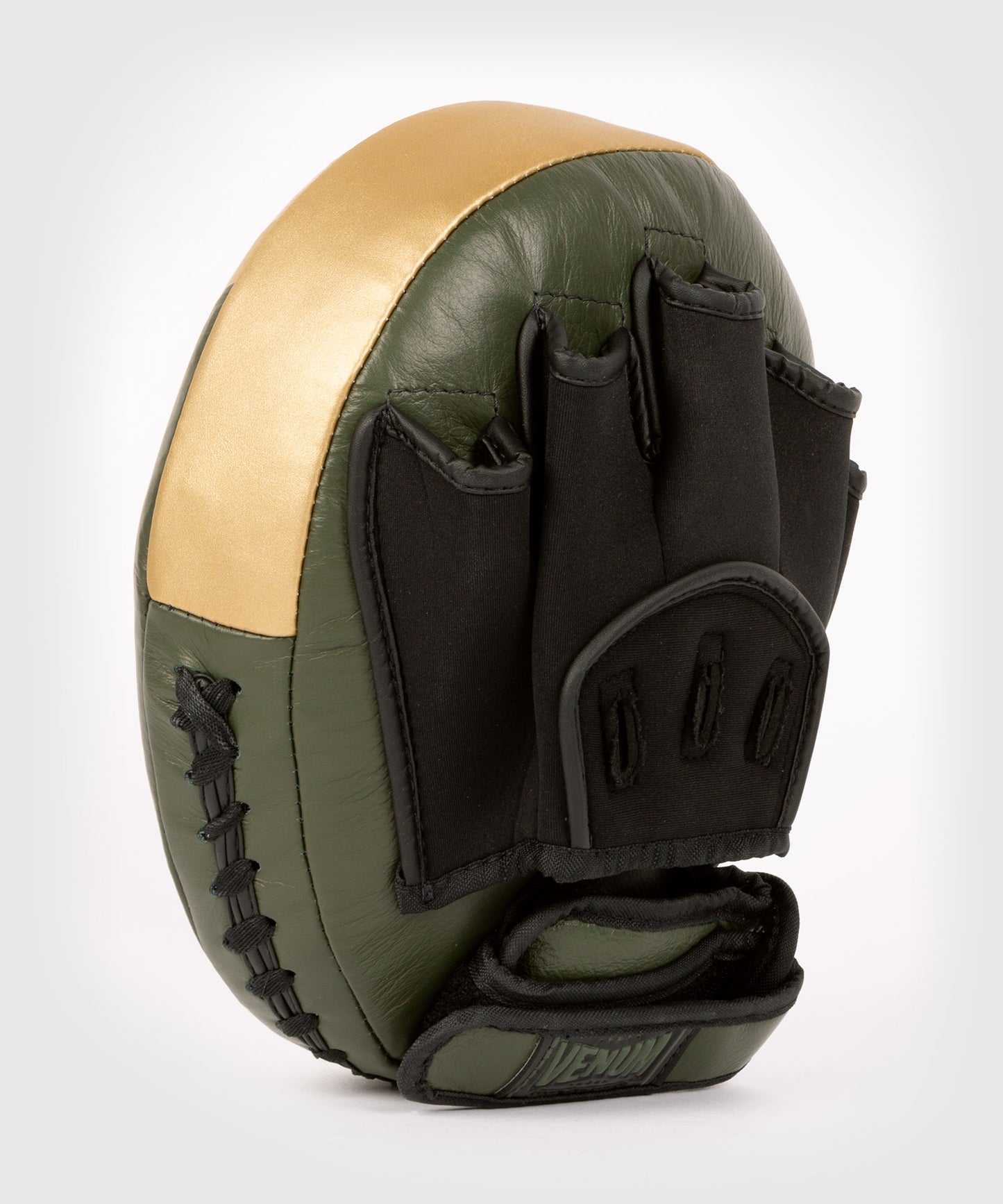 Venum Pro Boxing - Large Punch Mitts (Paar) - Khaki/Gold