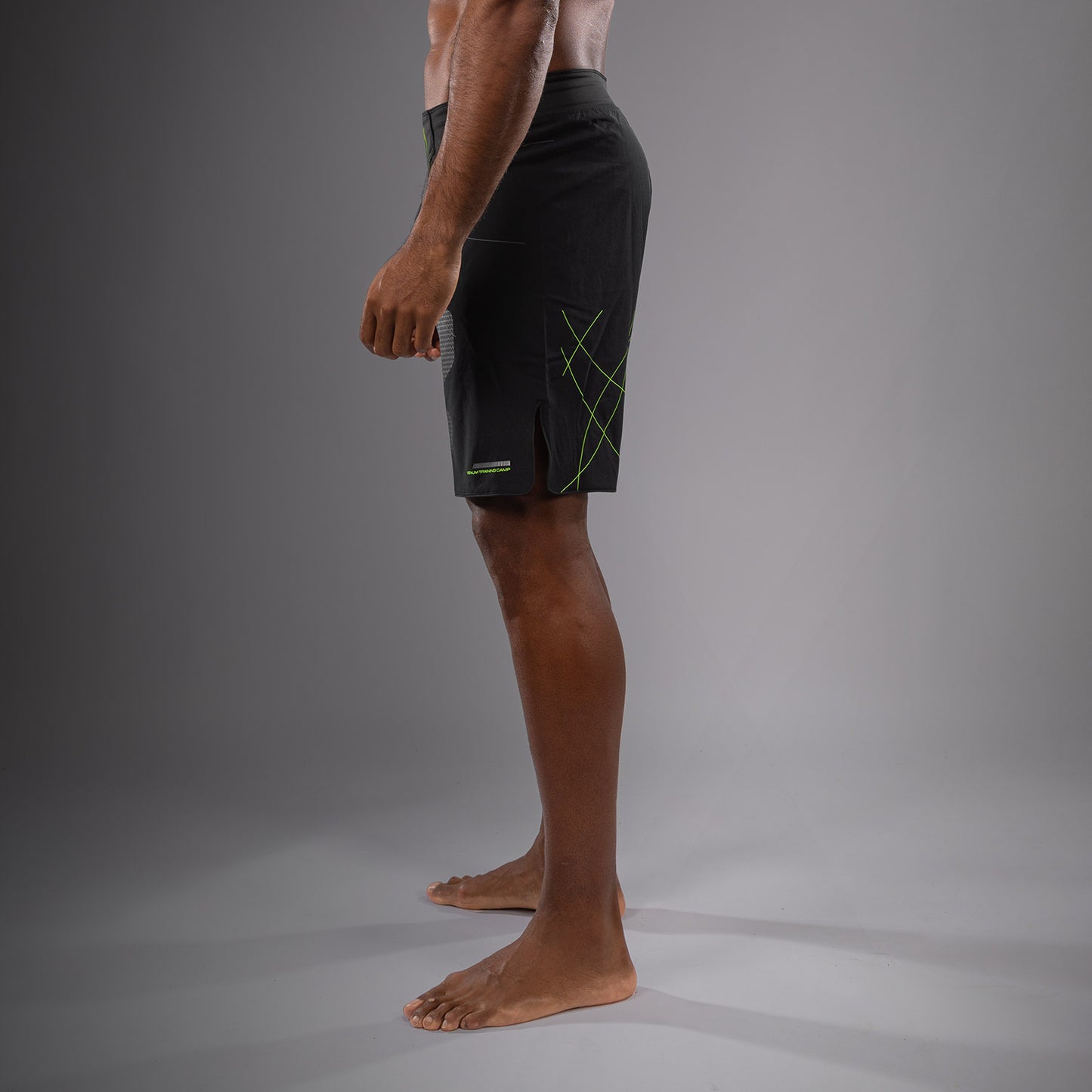 Venum Training Camp 4.0 Fight Shorts - Schwarz/Neongrün