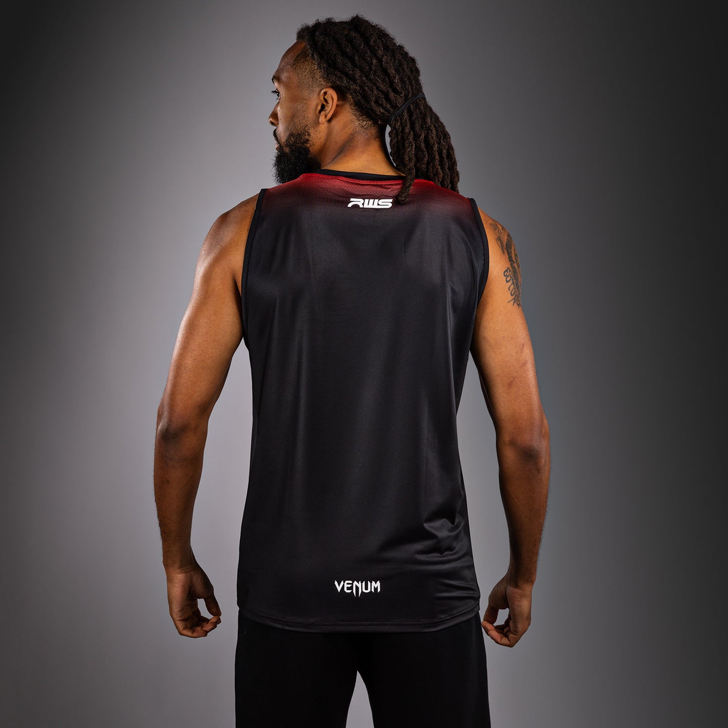 Venum x RWS 2.0 Men’s Dry-Tech Tank Top – Schwarz/Rot