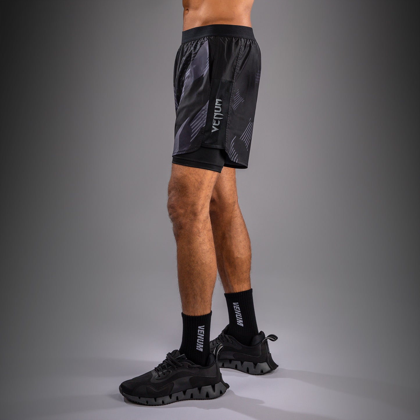 Venum No-Gi 6.0 Trainingsshorts - Schwarz/Grau