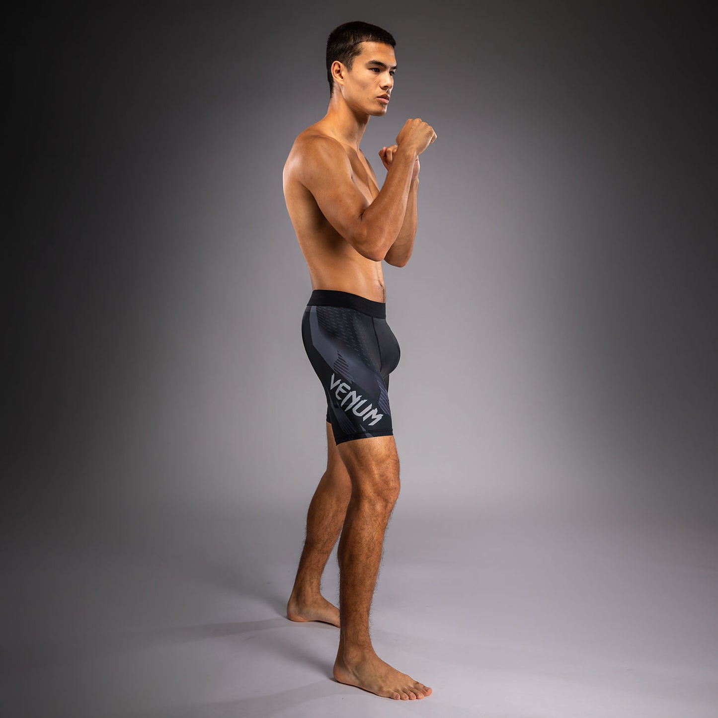 Venum No-Gi 6.0 Kompressionsshort - Schwarz/Grau