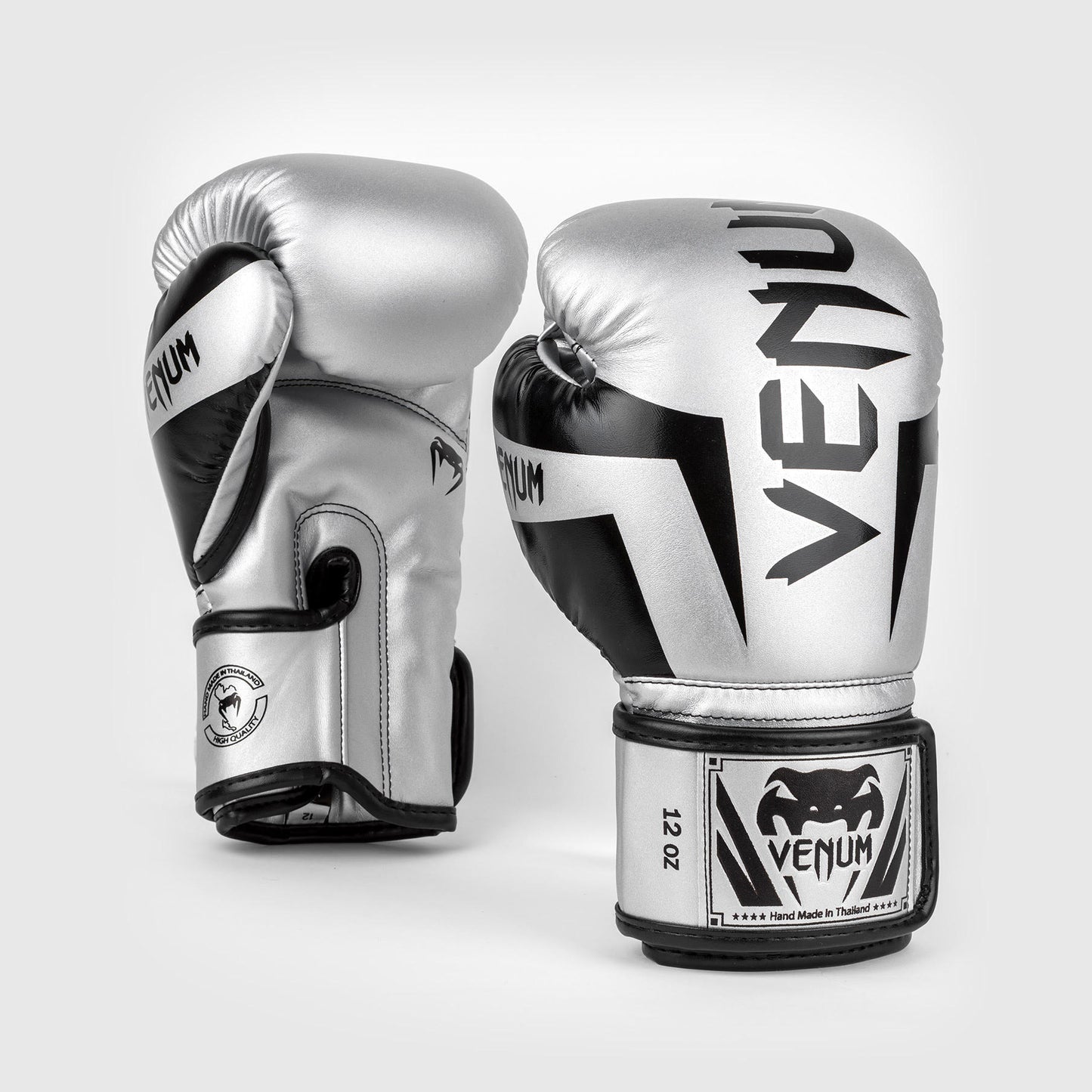 Venum Elite Boxhandschuhe - Silber/Schwarz