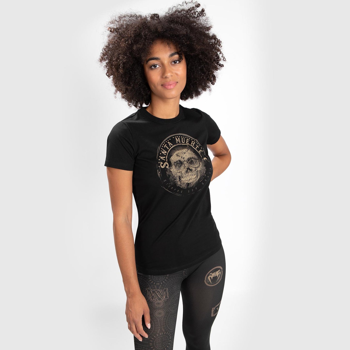 Venum Damen Santa Muerte Dark Side - Tanktop - Schwarz/Braun