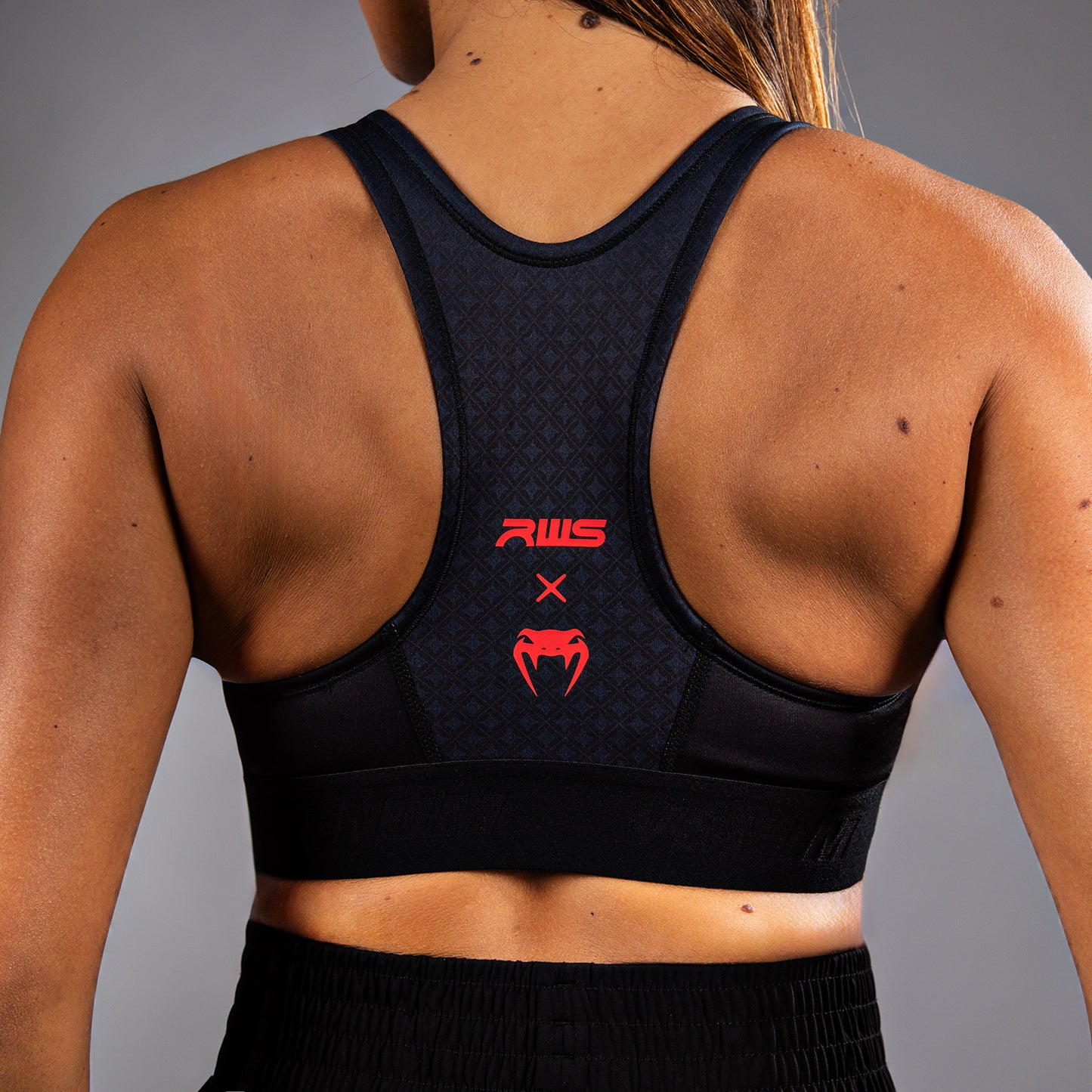 Venum x RWS 2.0 Damen Sport-BH – Schwarz/Rot
