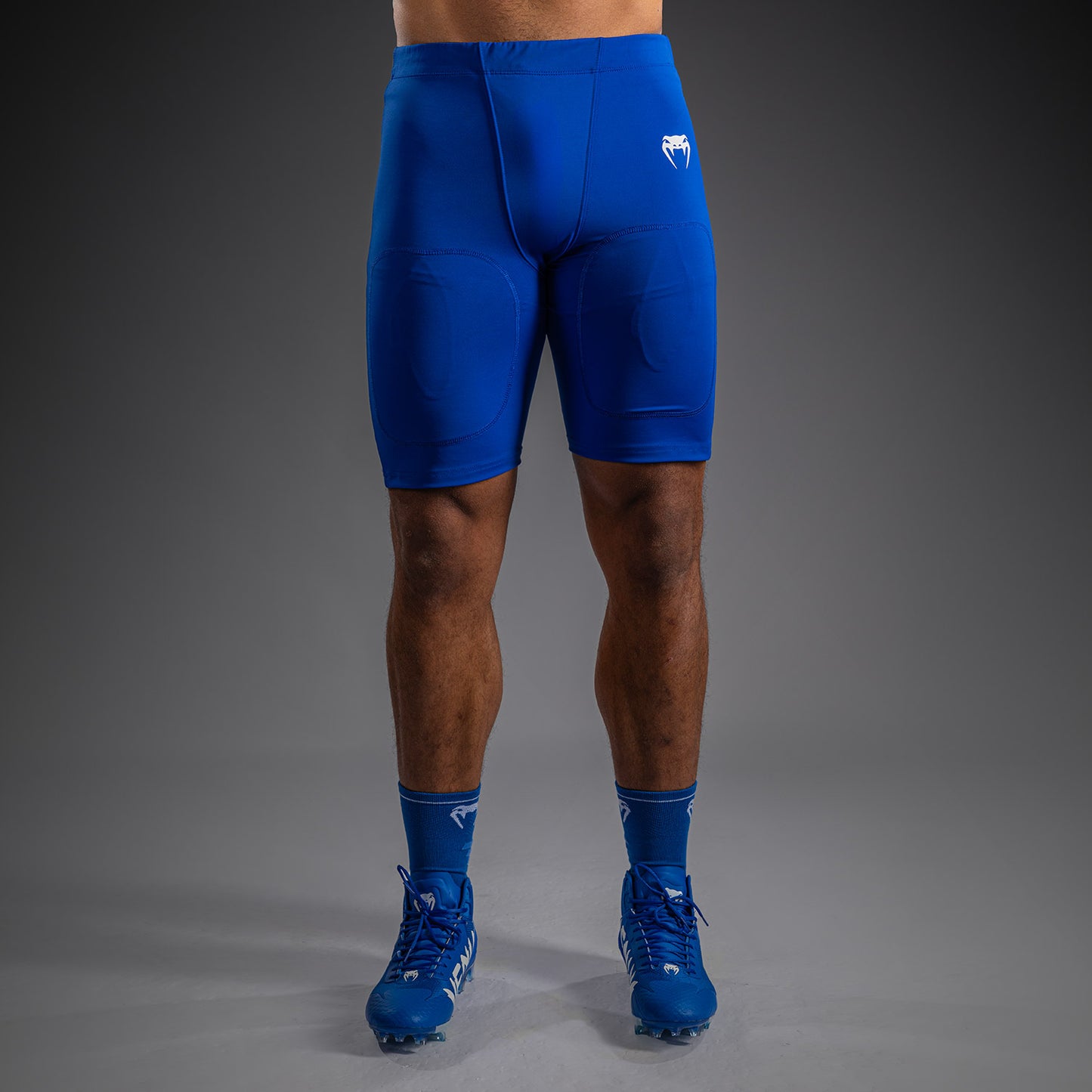 Venum Elite Fußball Kompressionsshorts - Königsblau