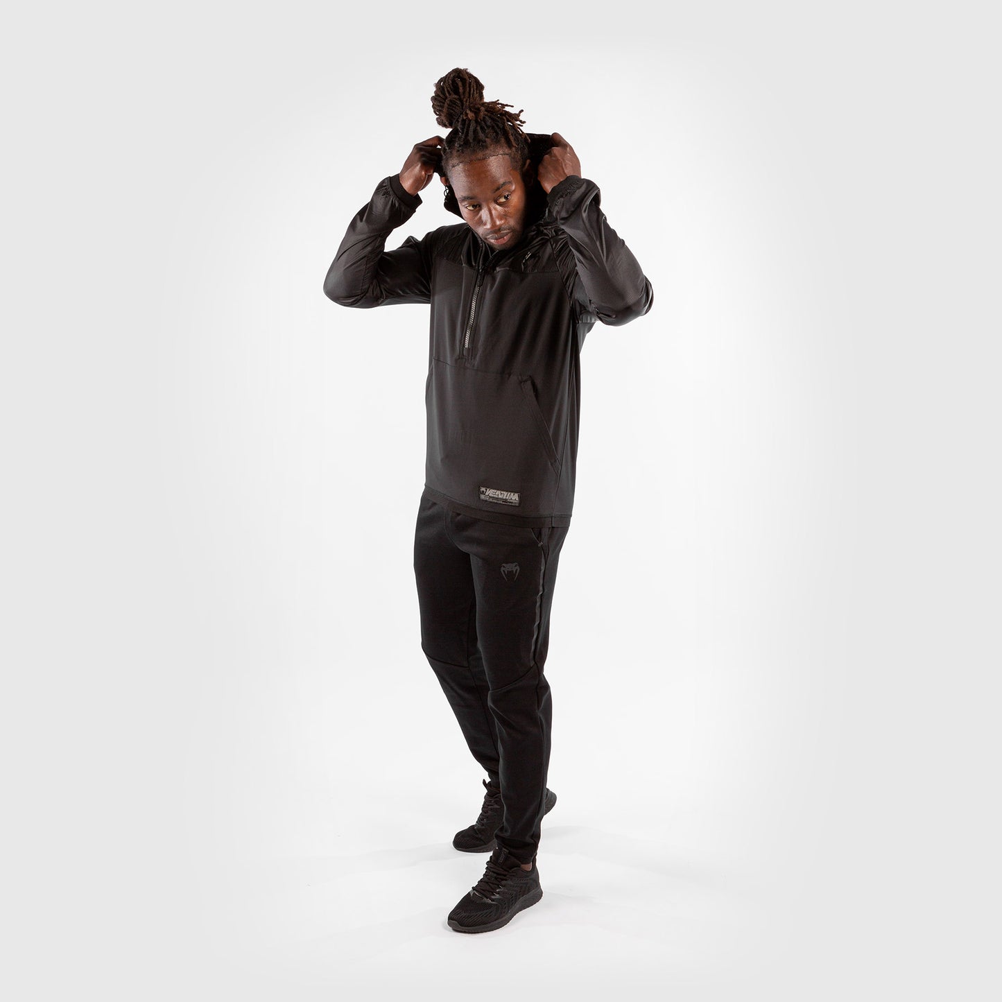 Venum Laser XT Hoodie - Scwharz/Scwharz
