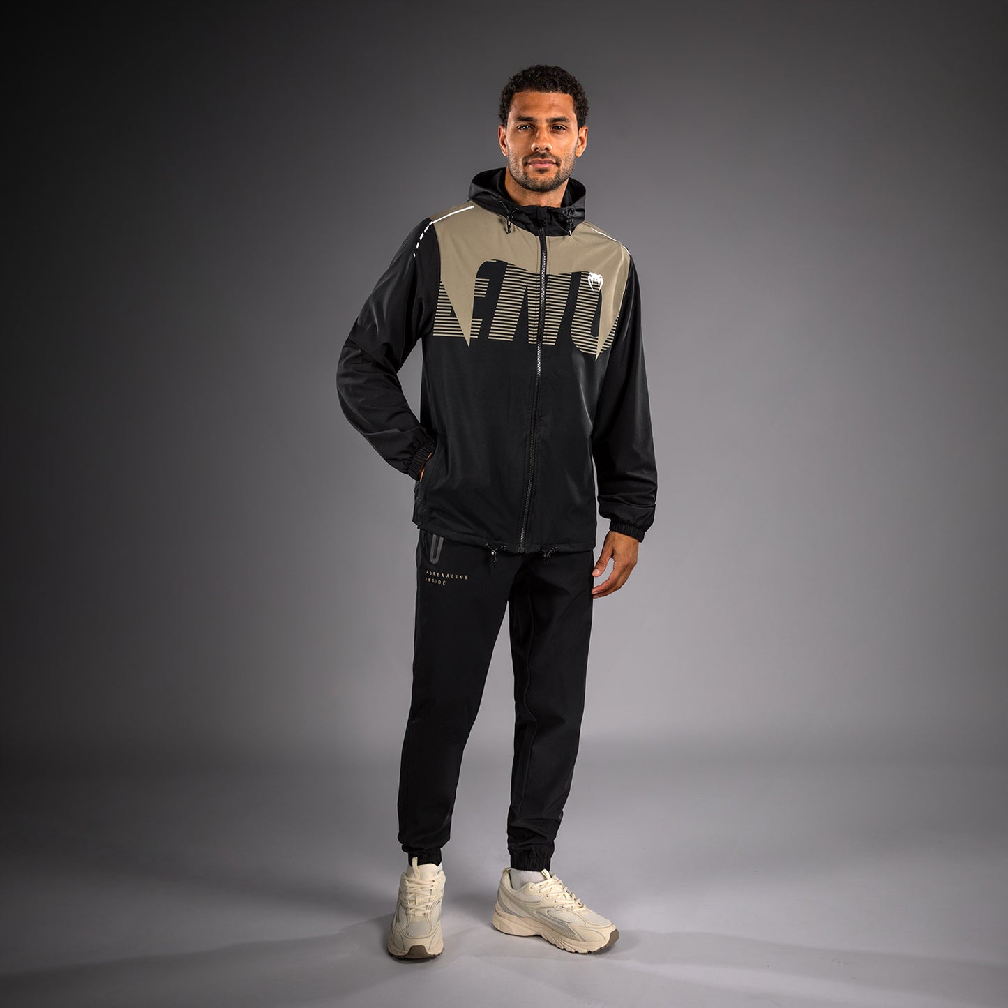 Venum Adrenaline Trainingsjacke – Schwarz/Sand