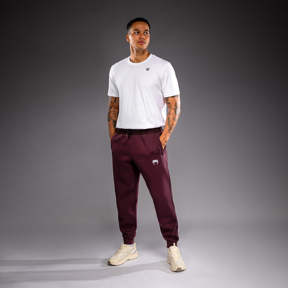 Venum Attack Fleece & Weave Jogginghose - Bordeaux