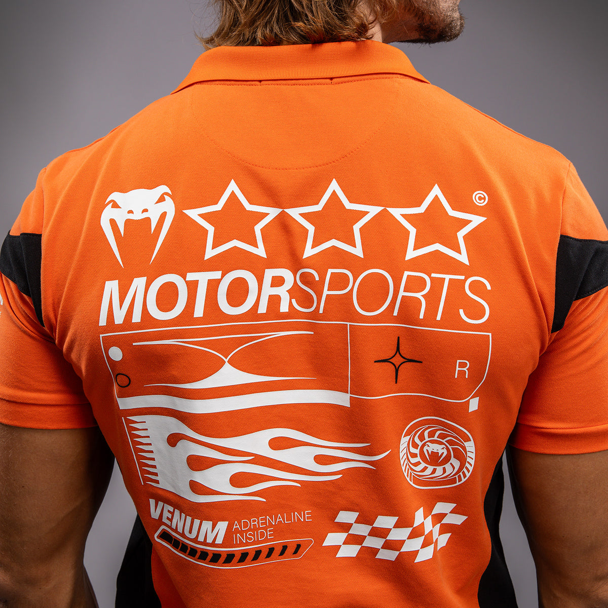 Venum Motorsports Baumwollpolo - Mandarine