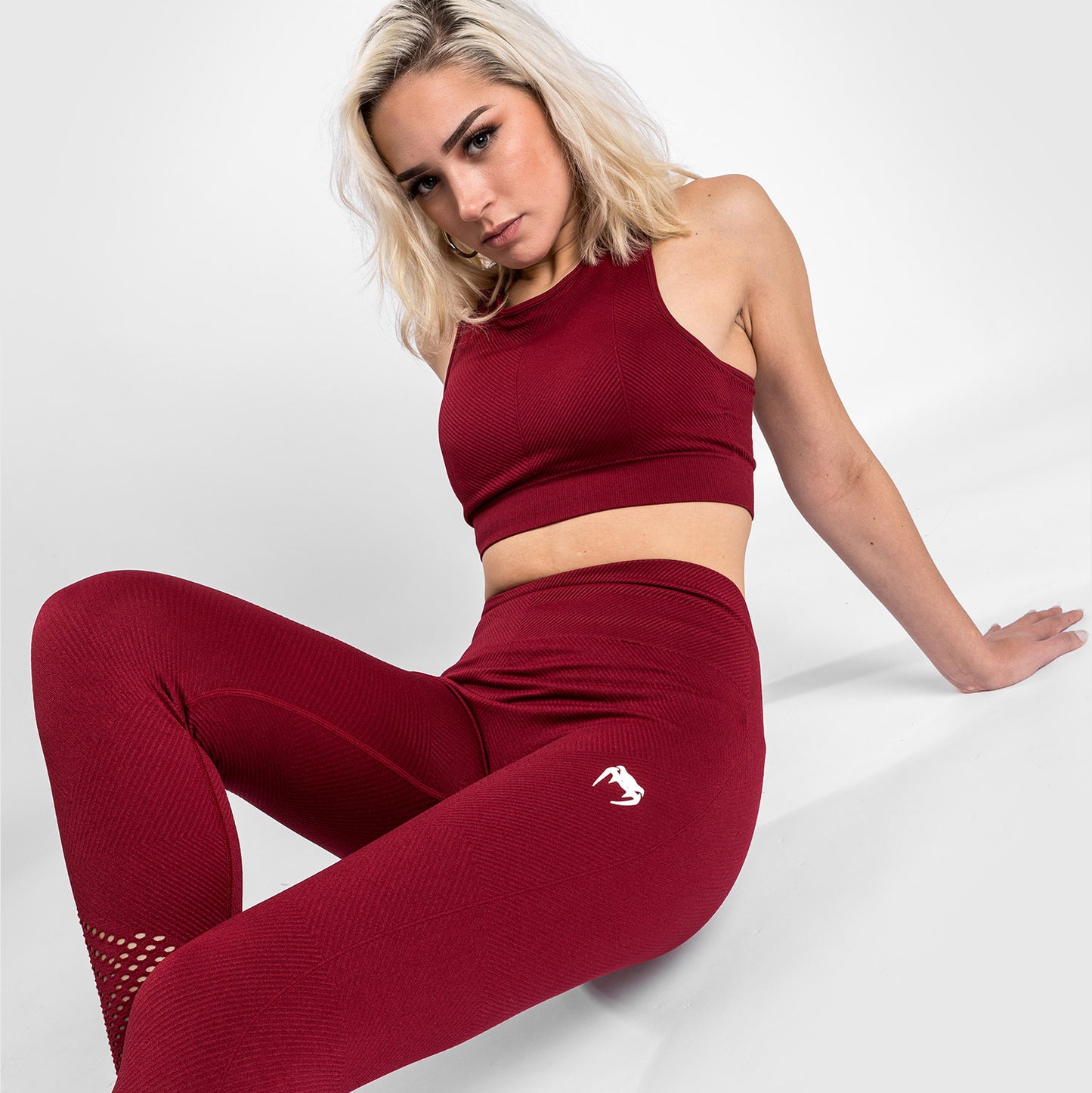 Venum Sparring Seamless Leggings ⅞ - Bordeaux