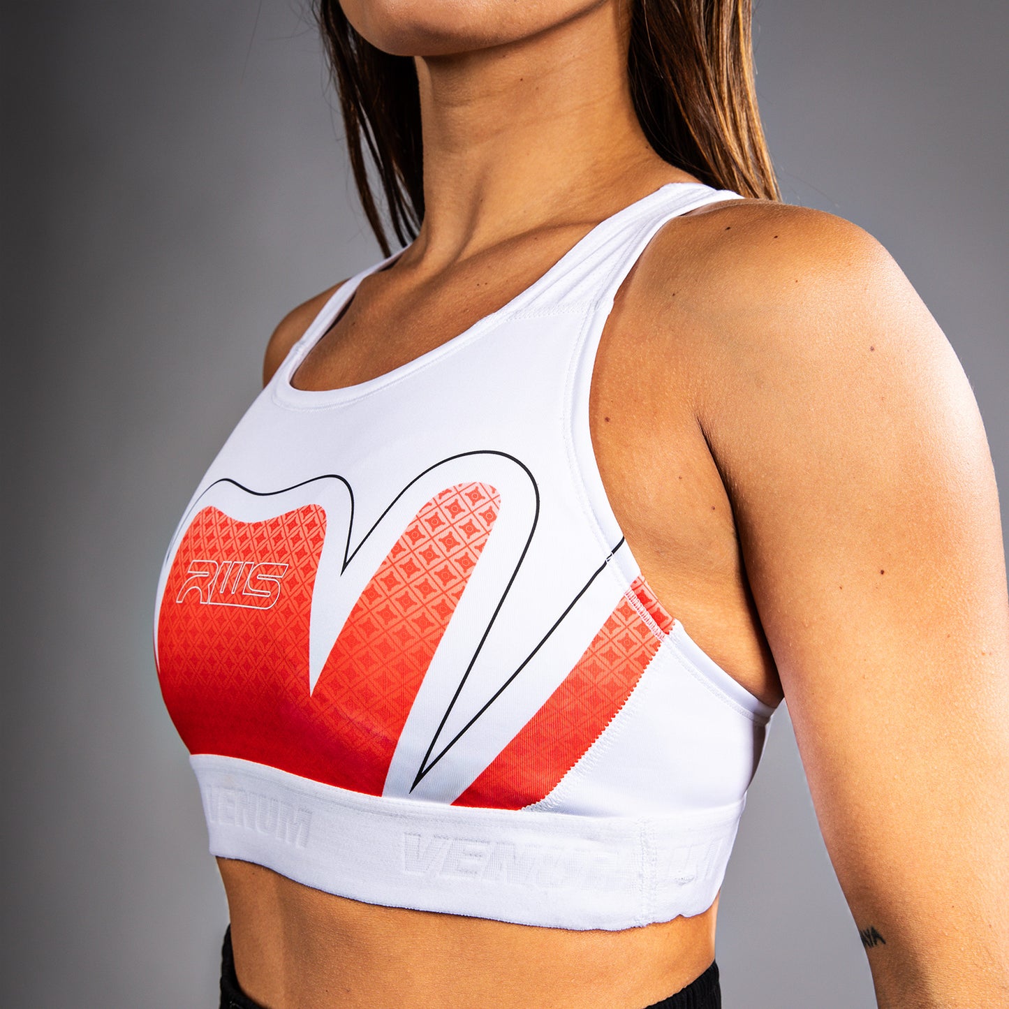 Venum x RWS 2.0 Damen Sport BH – Weiß/Rot