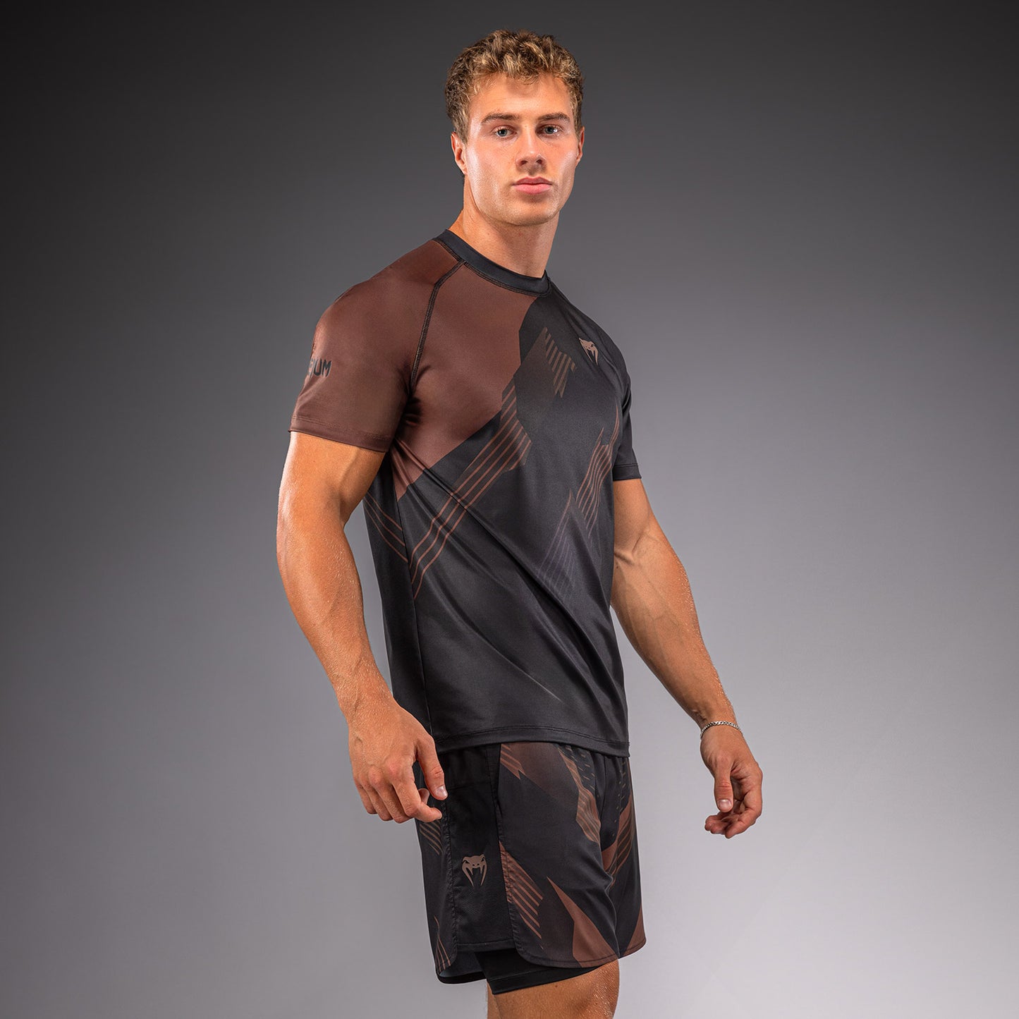 Venum No-Gi 6.0 Dry-Tech T-Shirt Schwarz/Braun