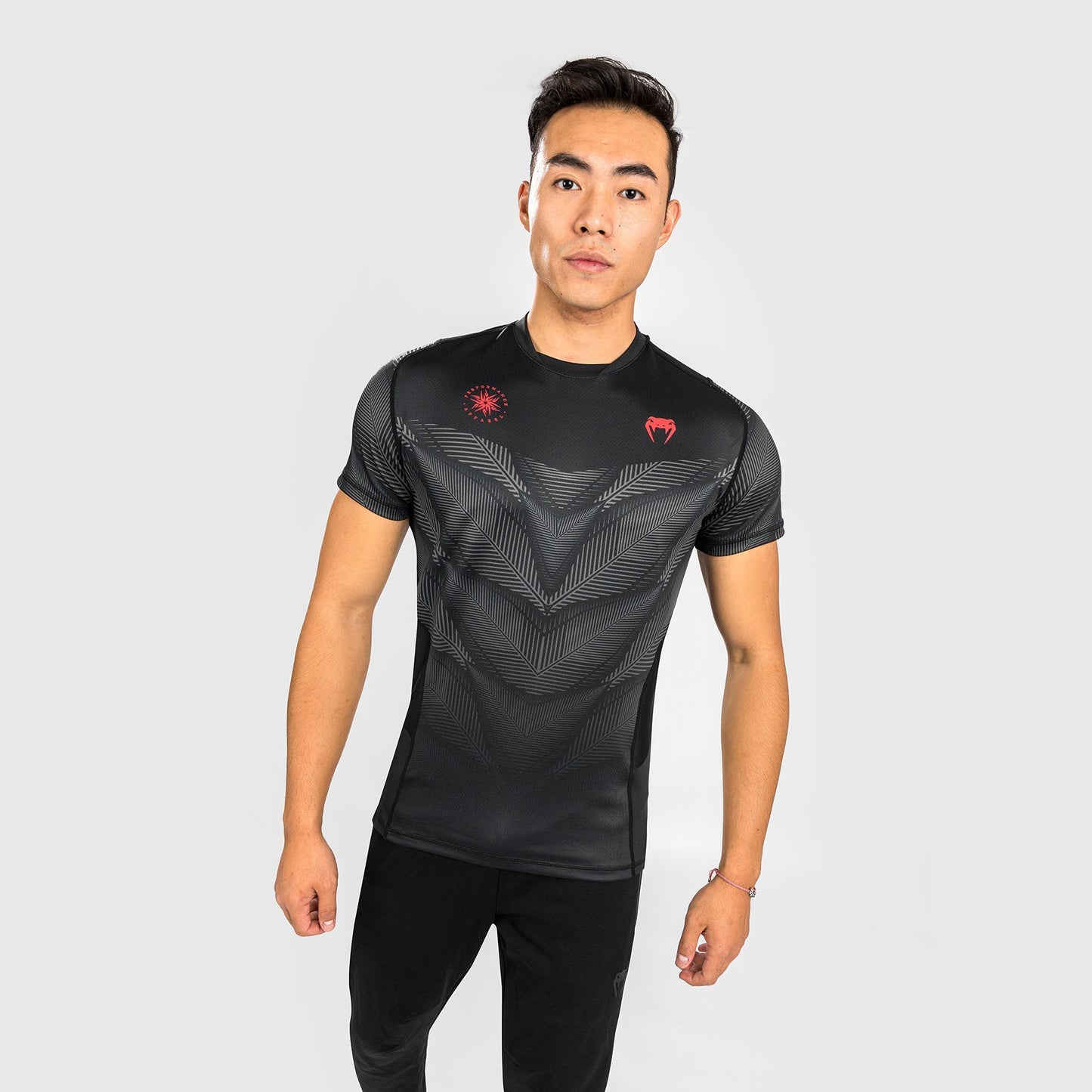 Venum Phantom Dry Tech T-Shirt - Schwarz/Rot