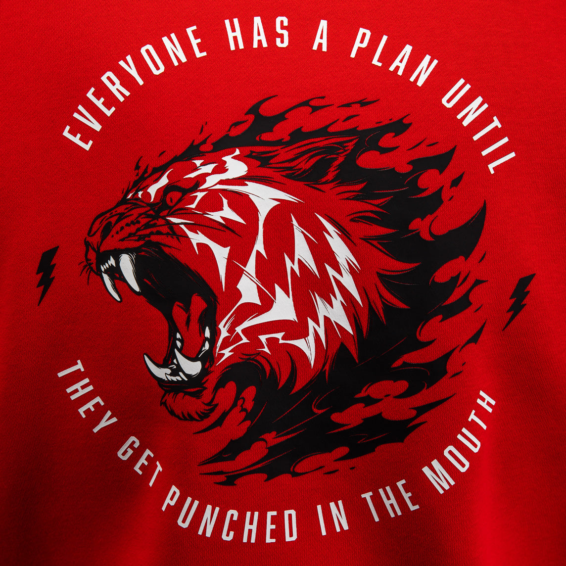 Venum x Mike Tyson Tiger Hoodie - Intensivrot/Tiefschwarz