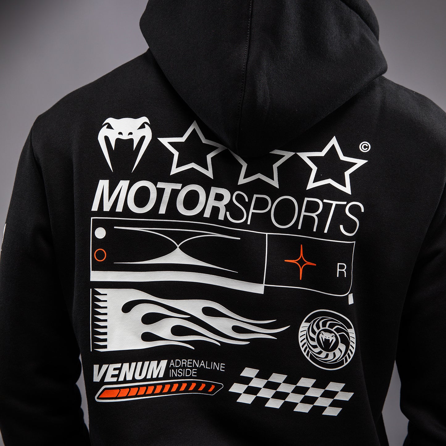 Venum Motorsport Hoodie - Tiefschwarz