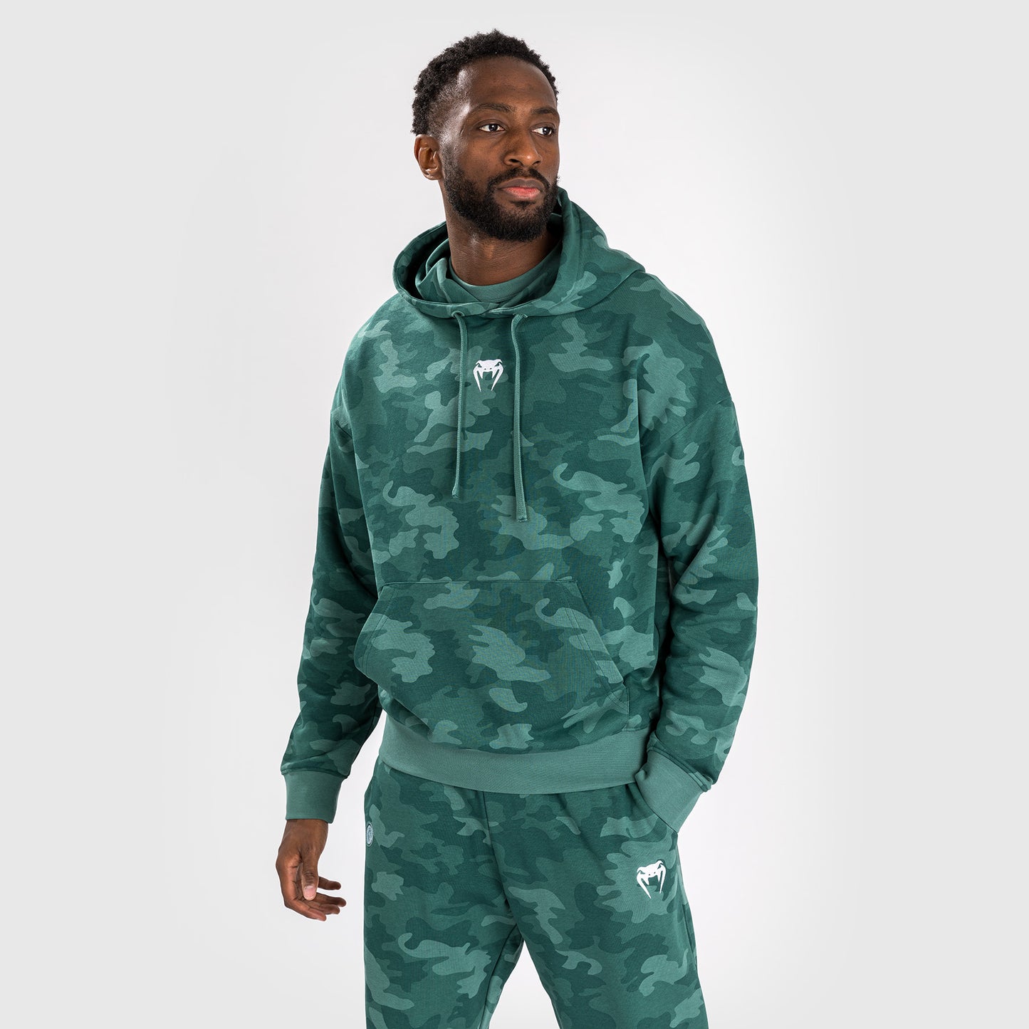 Venum Vortex XL Herren Kapuzenpullover - Türkis Camo